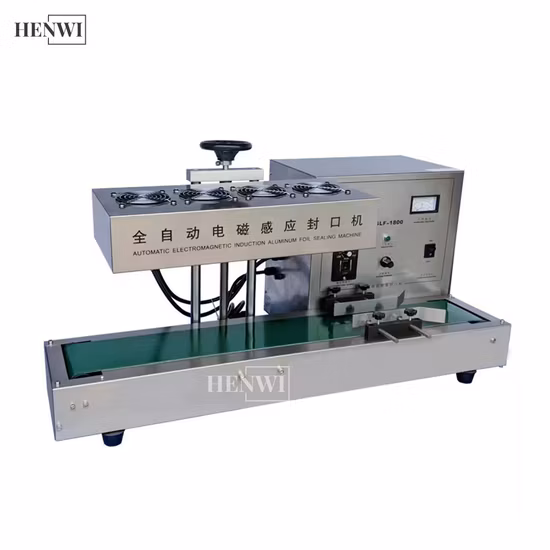 Máquina automática de sellado de diámetro pequeño con tapa de papel de aluminio por inducción electromagnética de escritorio