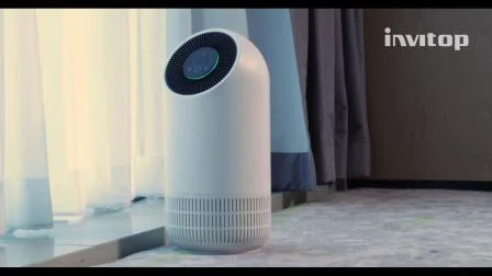 Purificador de aire portátil de escritorio para el hogar, purificador de aire con filtro HEPA para habitación inteligente, mini