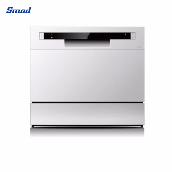 Hogar Mayorista OEM Cocina Ultrasónico Profesional Automático Encimera Portátil Mesa Eléctrica Alta Calidad 6/8 Juegos de Colocación Lavavajillas de Acero Inoxidable